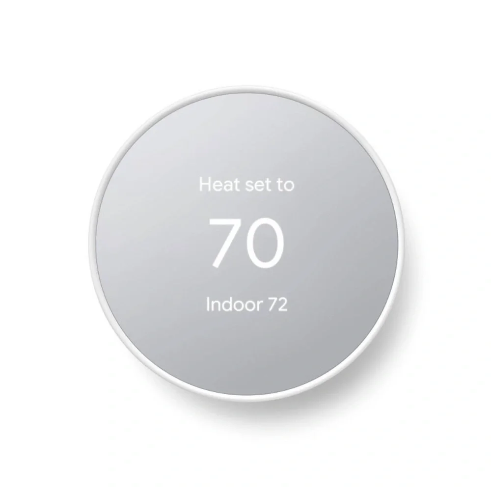 google nest thermostat cotton snow——new